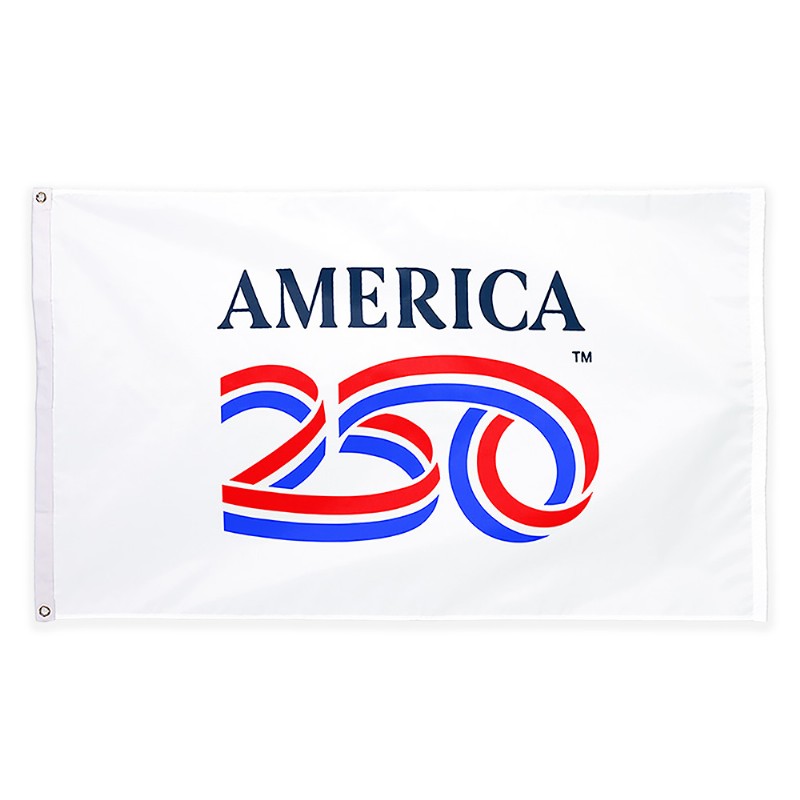 3’ x 5’ Official America 250 Poly/Cotton Flag