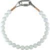 10" Beaded Retainer Ring - White