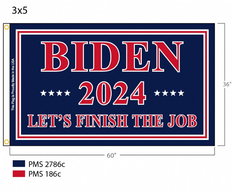 3X5' NYLON BIDEN FLAG 2024