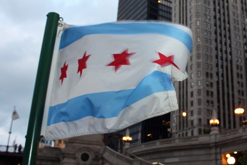 4 x 6' Nylon Chicago Flag