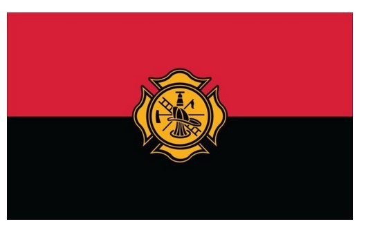 3 x 5' Nylon Fireman Remembrance Flag