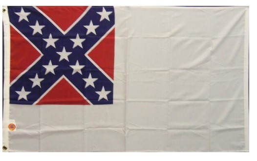 3 x 5' Nylon 2nd National Confederate Flag