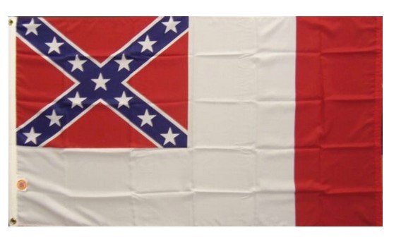 3 x 5' Nylon 3rd National Confederate Flag