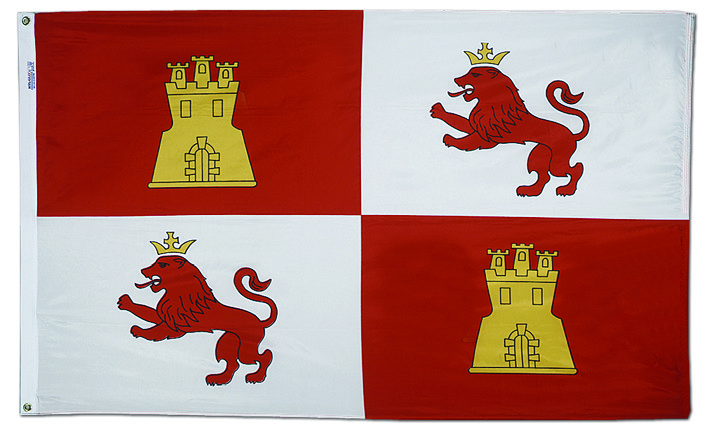 3 x 5' Nylon Spain Lions Castles Flag