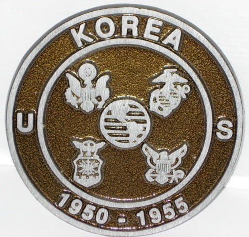 Korea War Veteran Grave Marker - Aluminum