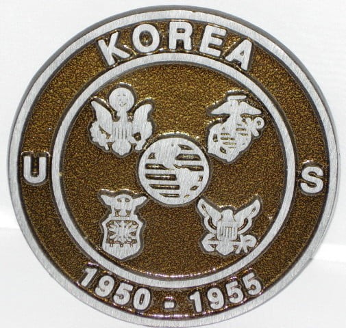 Korea War Veteran Grave Marker - Bronze