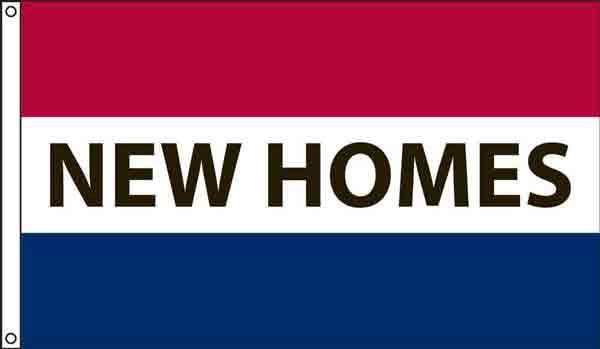 3 X 5' Nylon "New Homes" Message Flag