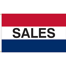 3 X 5' Nylon "Sales" Message Flag