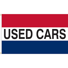 3 X 5' Nylon "Used Cars" Message Flag