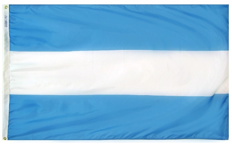 2 x 3' Nylon Argentina Flag - Civil