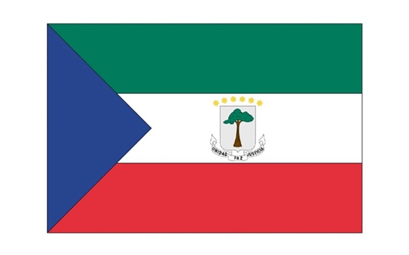 4 x 6' Nylon Equatorial Guinea Flag Gov't