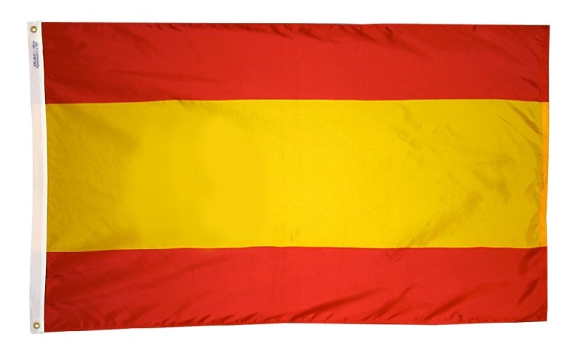 3 x 5' Nylon Spain Flag Civil