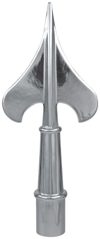 8'' Silver Metal Military (Army) Spear-NO FERRULE