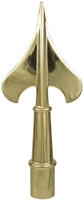 8'' Gold Metal Military (Army) Spear-NO FERRULE
