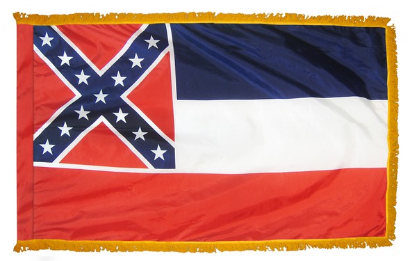 3 x 5' Mississippi - Historic State Flag with Fringe