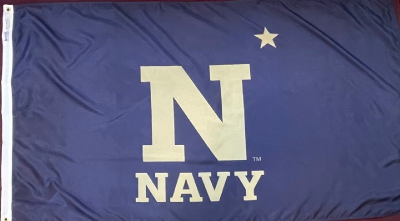 3 x 5' Nylon Navy Academy Flag