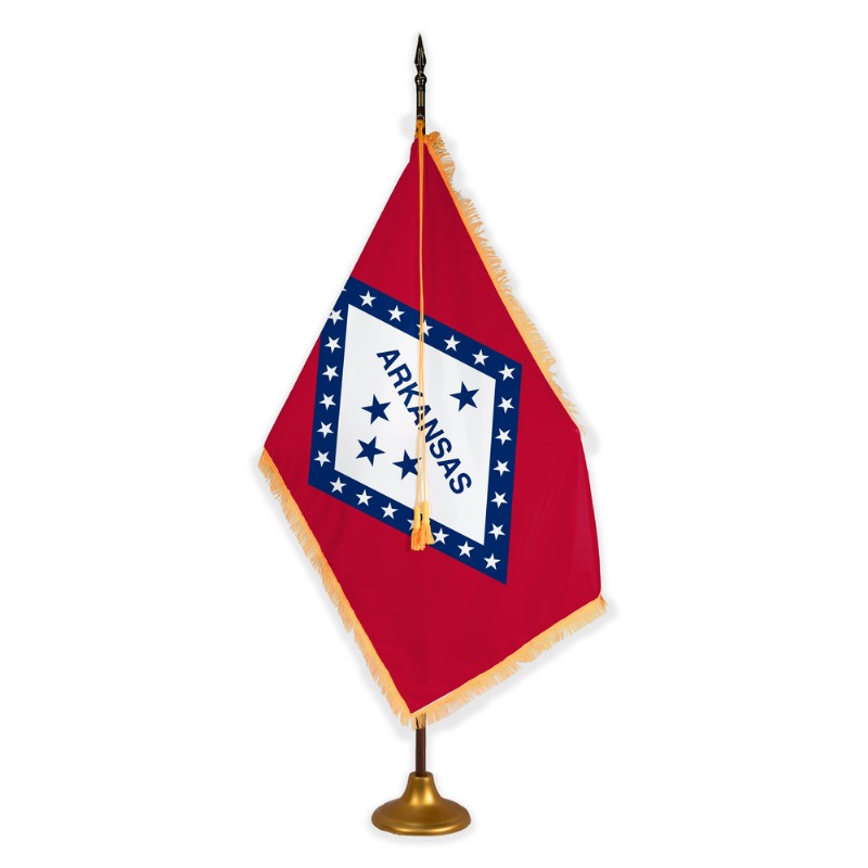 9' Arkansas Indoor Oak Pole Set with Metal Accessories