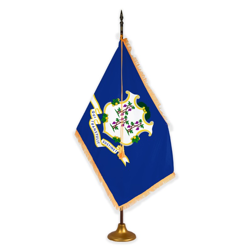 8’ American Connecticut Indoor Oak Pole Set with Metal Accessories