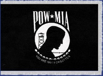 3 x 5' Nylon POW/MIA Flag - Fringed