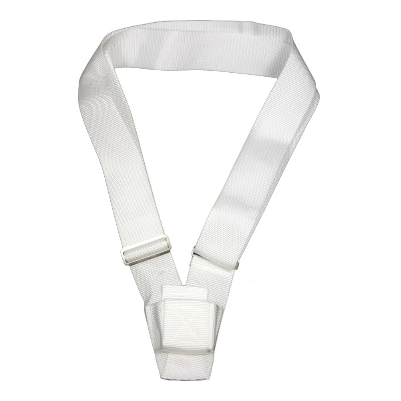 Webbing Parade Carrying Belts - Single Strap - White