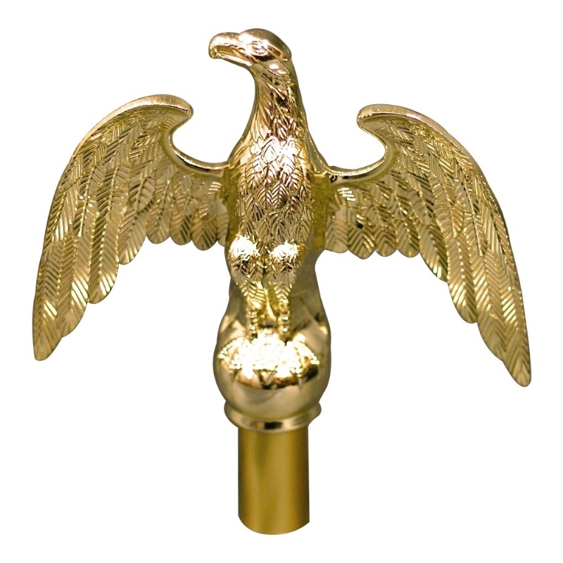7" Gold Plastic Eagle