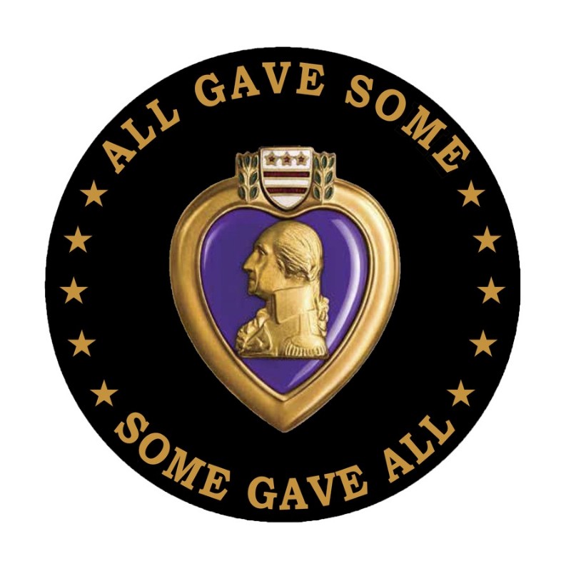 Purple Heart - Memorial Grave Marker
