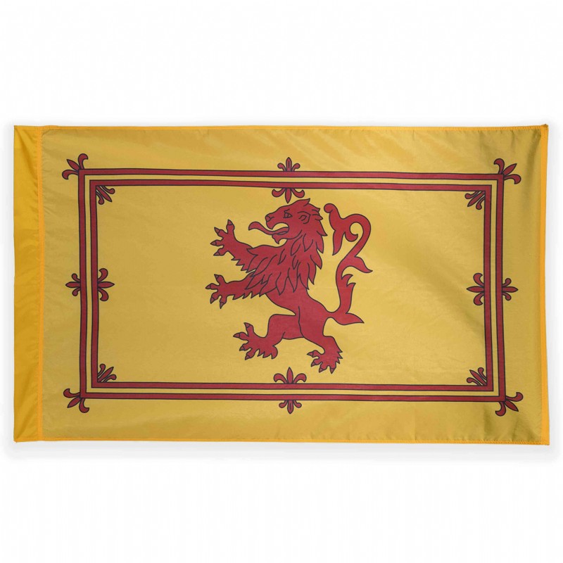 3x5' Nylon Scotland Rampant Lion with Pole Hem Flag
