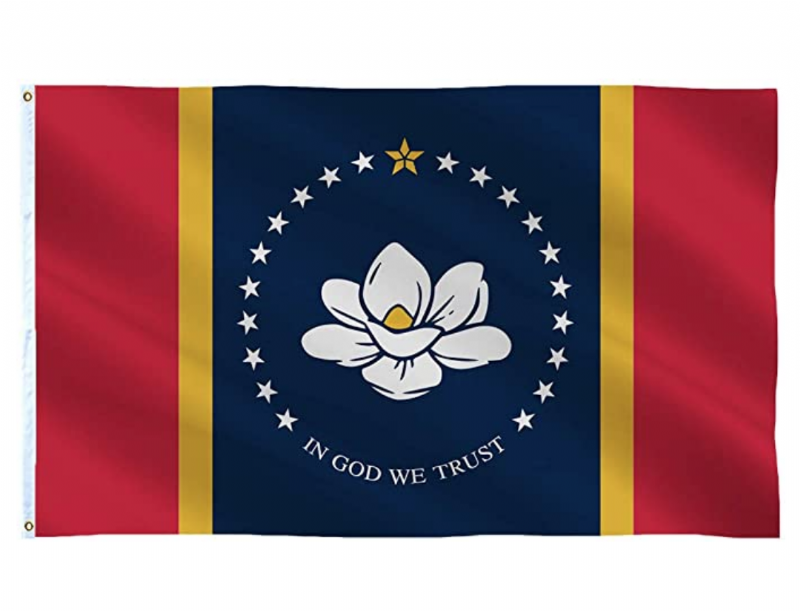 12 x 18" Nyl-Glo Mississippi Flag