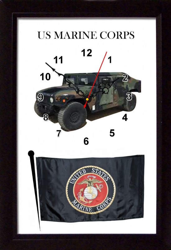 US Marine Corps Clock - Truck