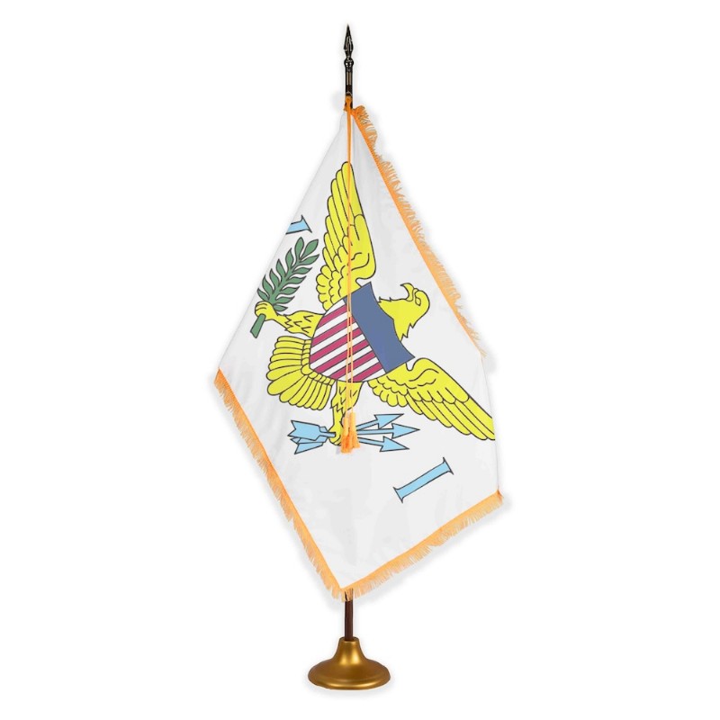 7’ Virgin Islands Indoor Oak Pole Set with Metal Accessories