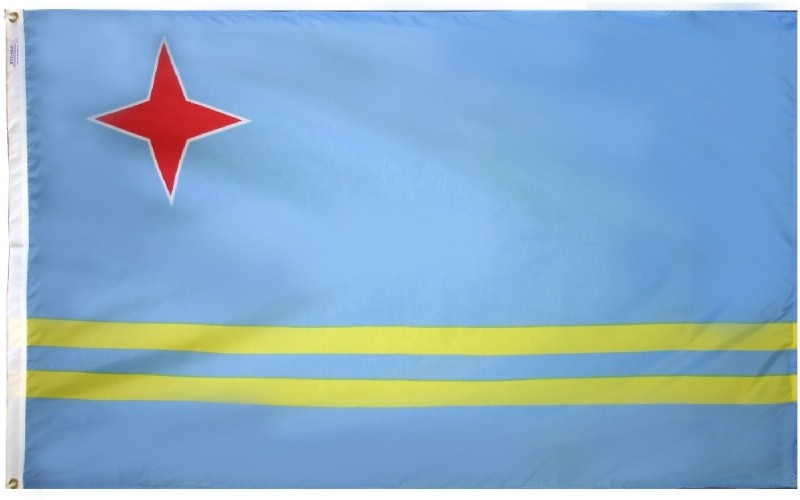 3 x 5' Nylon Aruba Flag