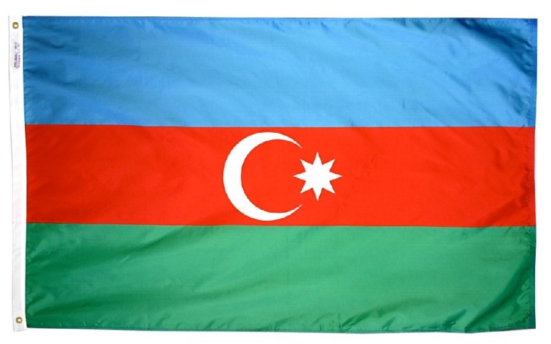 3 x 5' Nylon Azerbaijan Flag