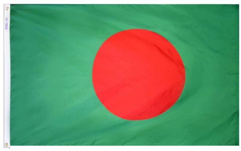5 x 8' Nylon Bangladesh Flag