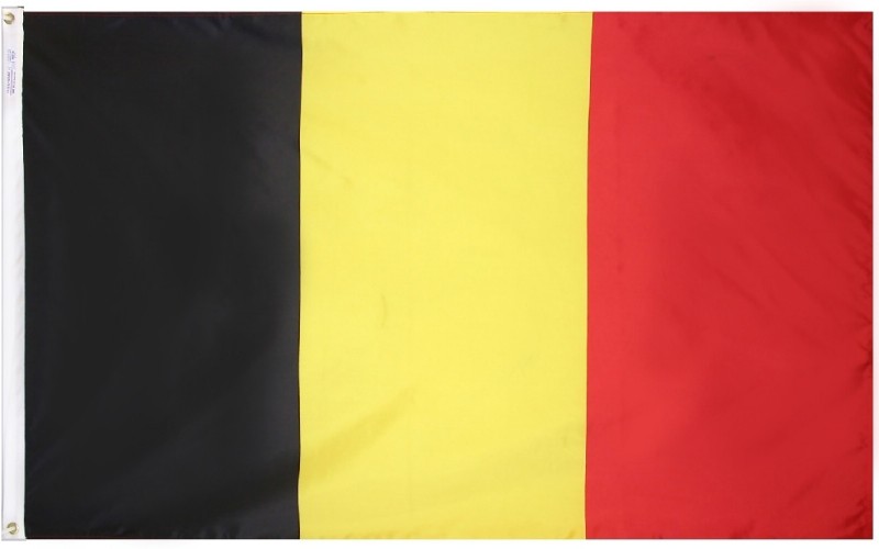 2 x 3' Nylon Belgium Flag