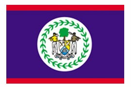 2 x 3' Nylon Belize Flag