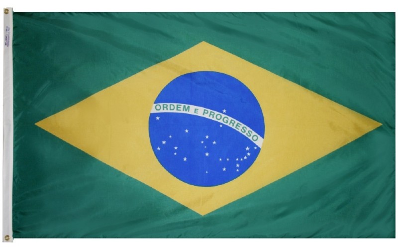 2 x 3' Brazil Flag