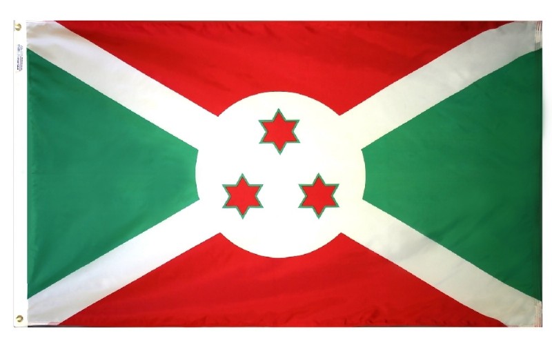 2 x 3 Nylon Burundi Flag