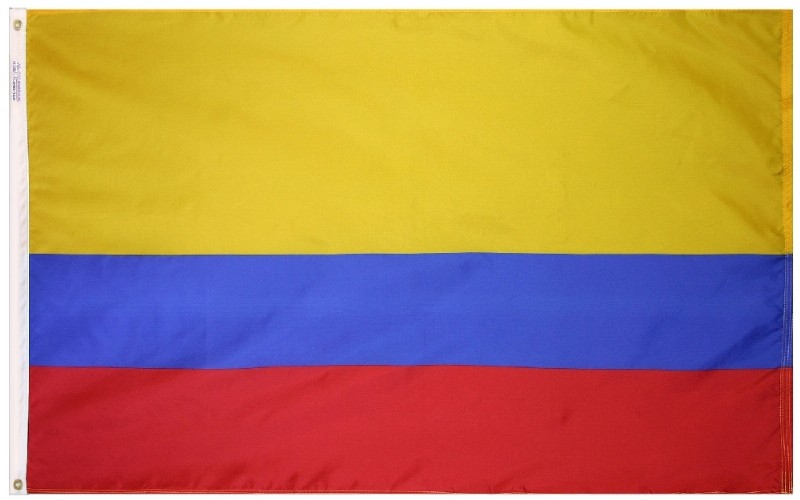 3 x 5' Nylon Colombia Flag
