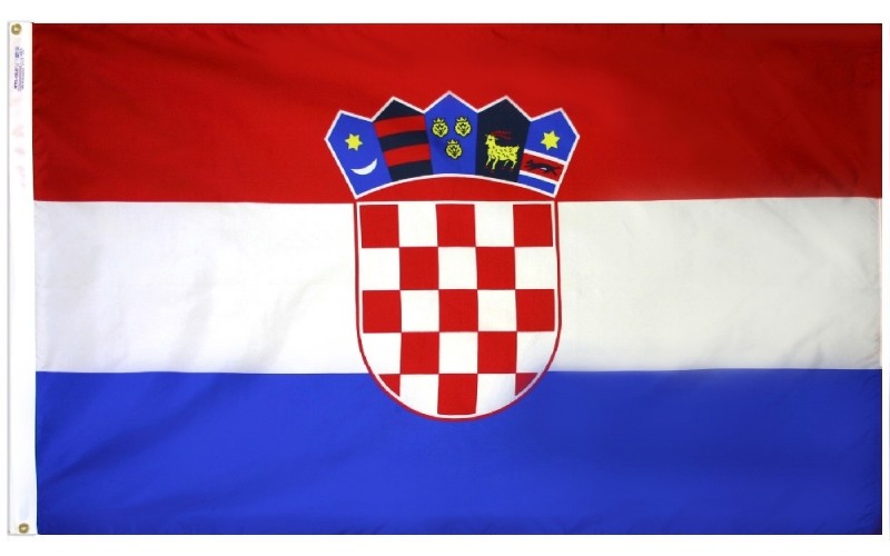 3 x 5' Nylon Croatia Flag