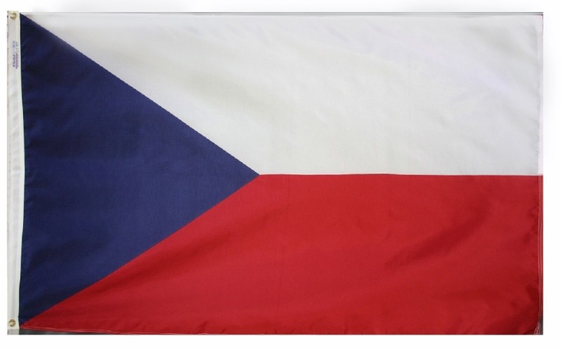 3 x 5' Nylon Czech Republic Flag