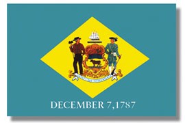 5 x 8' Polyester Delaware Flag