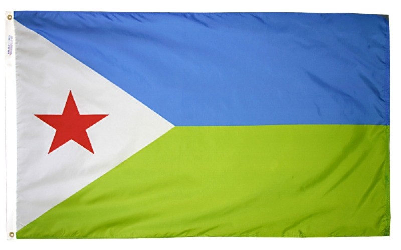 2 x 3' Nylon Djibouti Flag