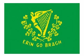 3 x 5' Nylon Erin Go Bragh (Irish Americans) Flag