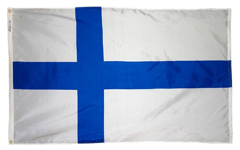 3 x 5' Nylon Finland Flag