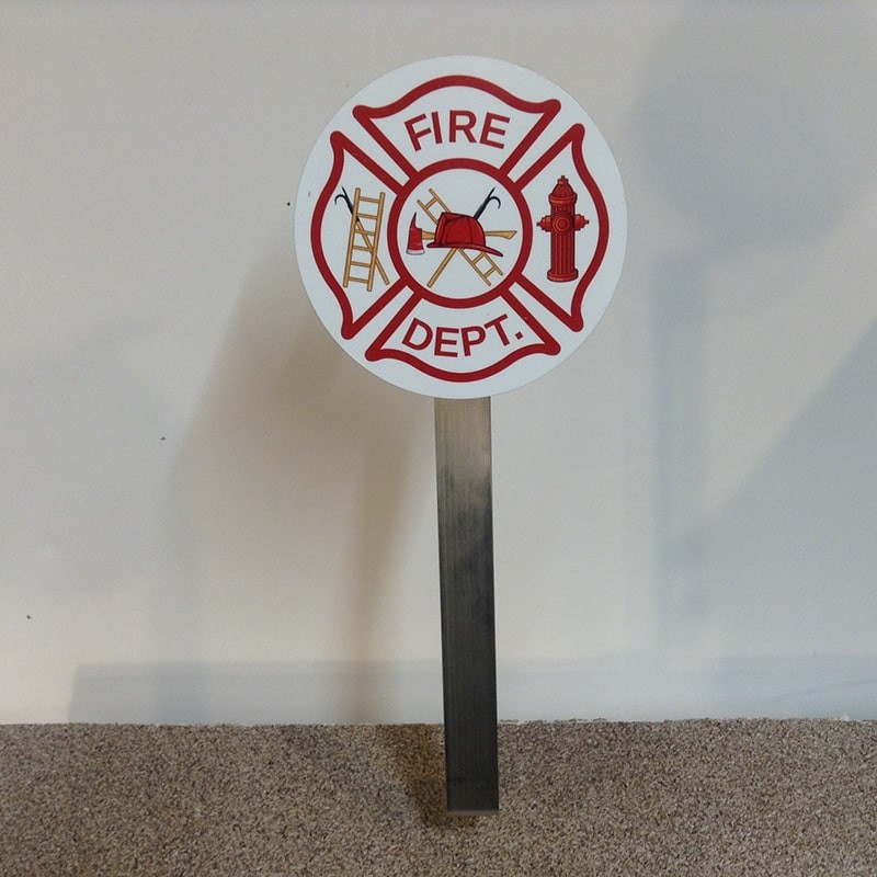 Fire Department Memorial Grave Marker