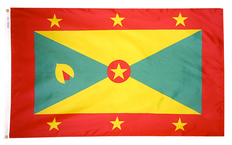 3 x 5' Nylon Grenada Flag