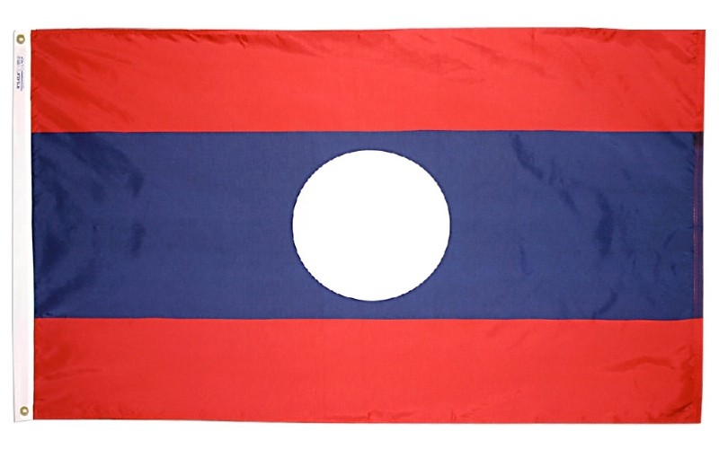 3 x 5' Nylon Laos Flag