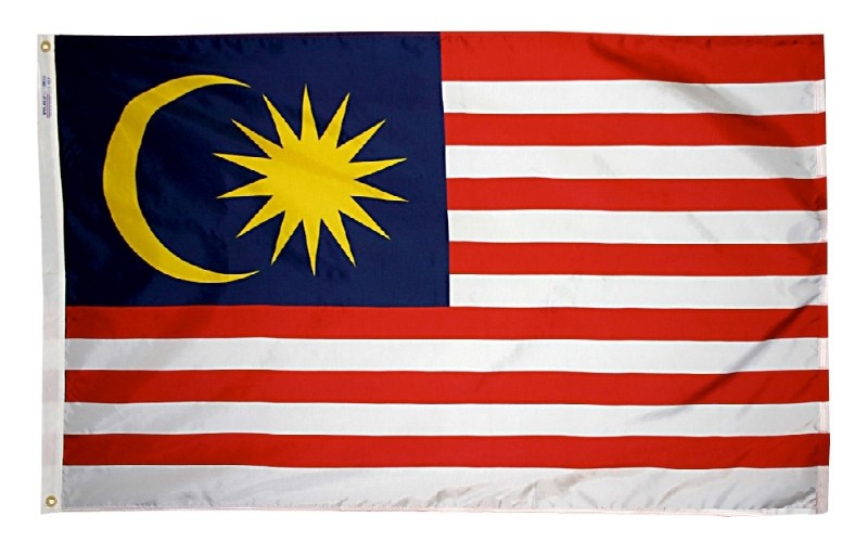 3 x 5' Nylon Malaysia Flag