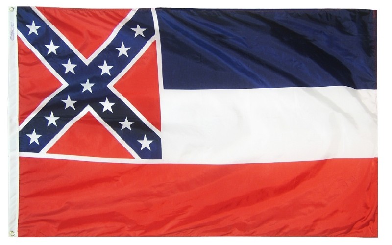 4 x 6' Indoor Mississippi Flag