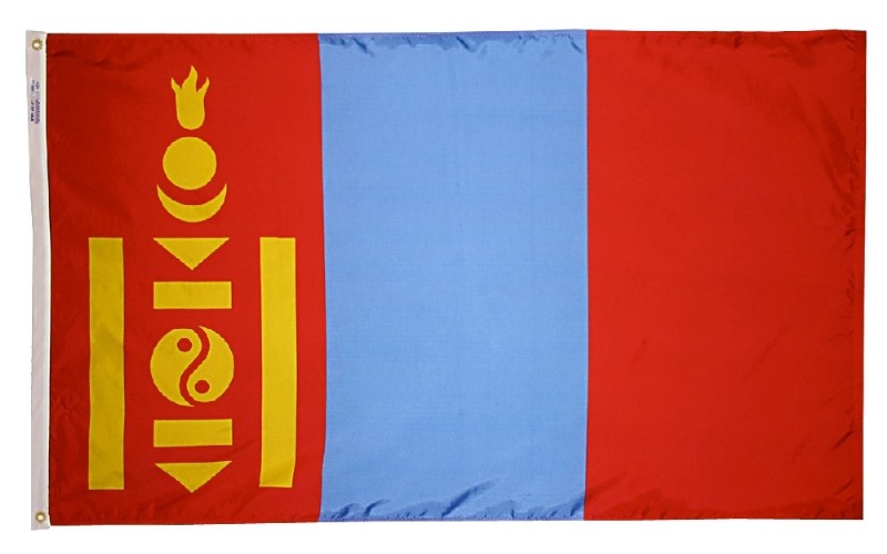 3 x 5' Nylon Mongolia Flag